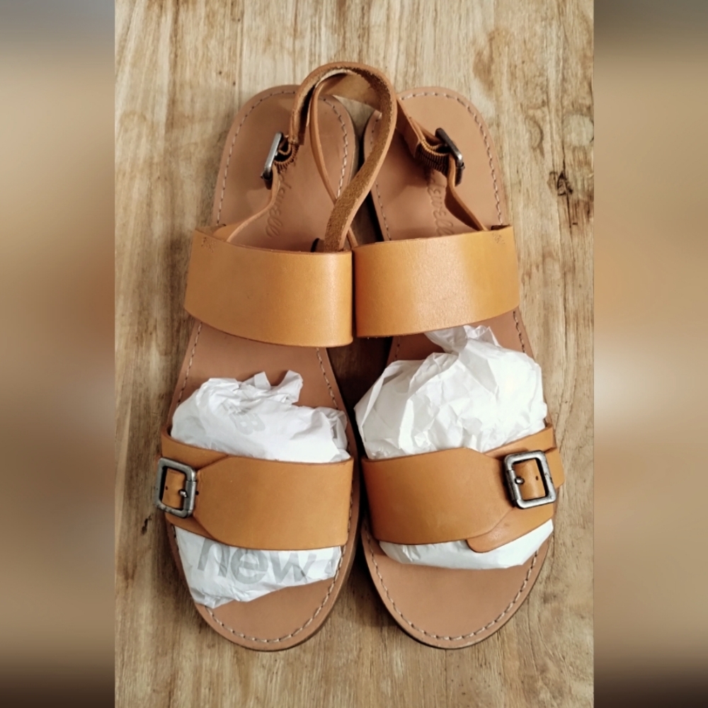 Madewell Tan Leather Sandals